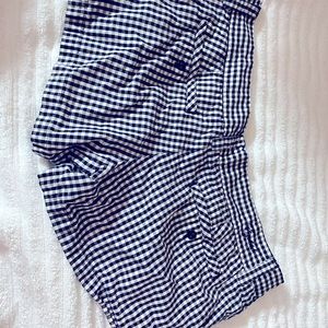 Retro gingham shorts sz 9